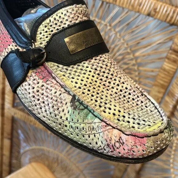 Limited Edition: John Galliano Leather Spring Leather Loafers - Picture 2 of 7